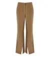Stine Goya Leah Coffee Brown Flare Trousers