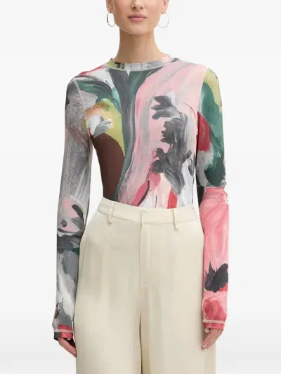 Stine Goya Long-sleeve Top In Multi