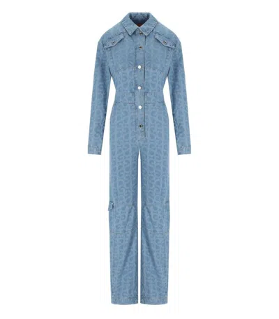 Stine Goya Louisiana Denim Jumpsuit In Blue