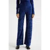 Stine Goya Metallic Floral Jacquard Pants In Fine Line Poppies