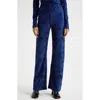 Stine Goya Metallic Floral Jacquard Pants In Fine Line Poppies