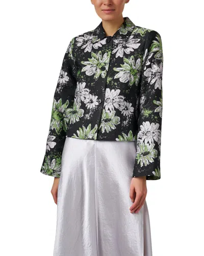 Stine Goya Kiana Metallic Brocade Jacket In Black