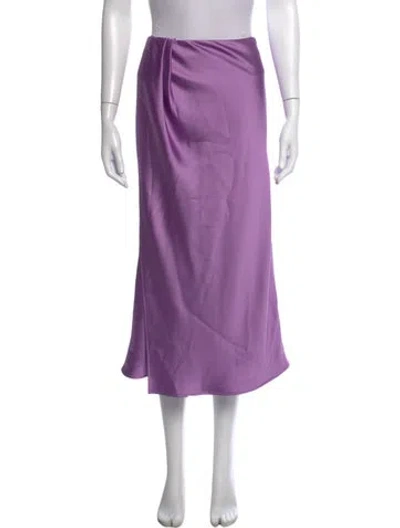 Pre-owned Stine Goya Midi Length Skirt In Purple