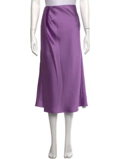 Pre-owned Stine Goya Midi Length Skirt In Purple