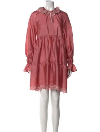 Pre-owned Stine Goya Mini Dress In Pink