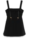 Stine Goya Mini Dress With Adjustable Straps In Black  