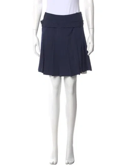 Pre-owned Stine Goya Mini Skirt In Blue