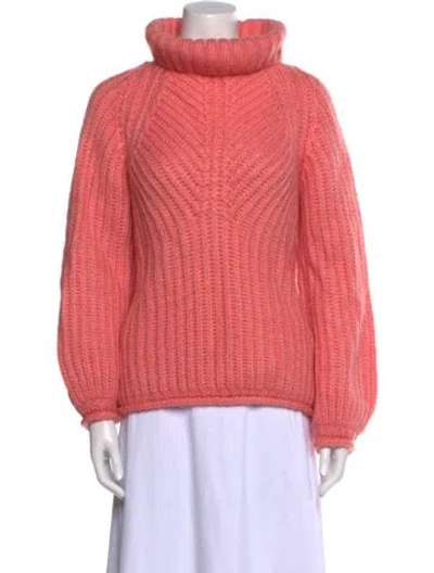 Pre-owned Stine Goya Mohair Turtleneck Sweater In Pink