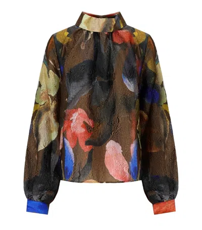STINE GOYA STINE GOYA MULTICOLORED FLORAL BLOUSE