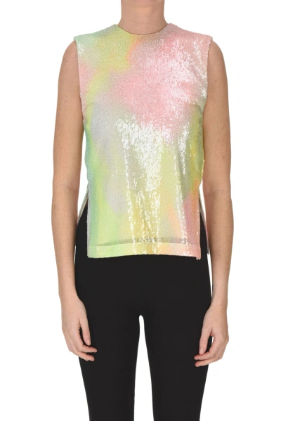 Stine Goya Multicoloured Sequined Top