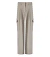 Stine Goya Olani Beige Wide Leg Trousers