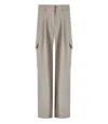 Stine Goya Olani Beige Wide Leg Trousers