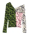 Stine Goya One-shoulder Long-sleeve Top In Multi