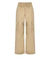 Stine Goya Fatuna Beige Cargo Trousers In Beige