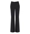 Stine Goya High-waisted Flared Trousers With Side Pockets In Black