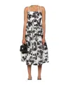 Stine Goya Anemone-jacquard Voluminous Midi Dress In Multicolor