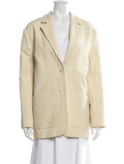 Pre-owned Stine Goya Patterned Blazer In Yellow