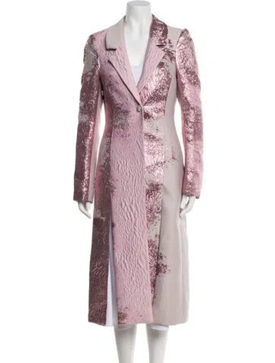 Pre-owned Stine Goya Patterned Coat In Pink