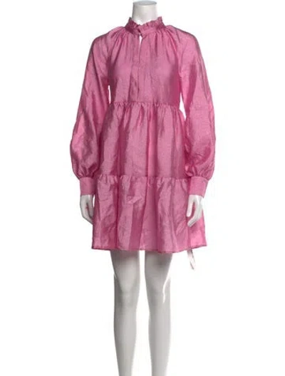Pre-owned Stine Goya Patterned Mini Dress In Pink