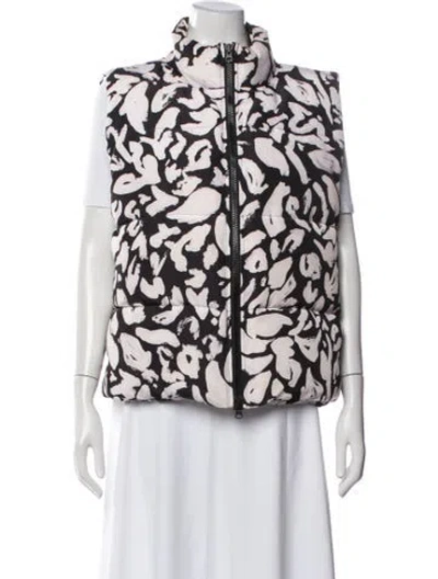 Pre-owned Stine Goya Patterned Vest In White