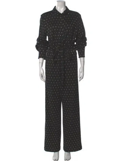 Pre-owned Stine Goya Polka Dot Print Mini Dress In Gray