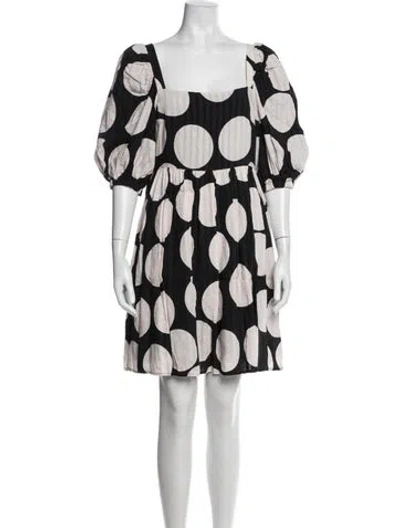 Pre-owned Stine Goya Polka Dot Print Mini Dress In Multicolor