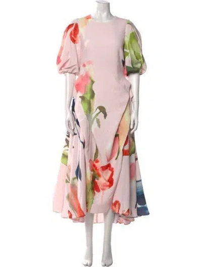 Pre-owned Stine Goya Printed Long Dress W/ Tags In Pink