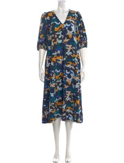 Pre-owned Stine Goya Printed Midi Length Dress