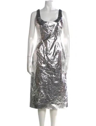 Pre-owned Stine Goya Printed Midi Length Dress W/ Tags