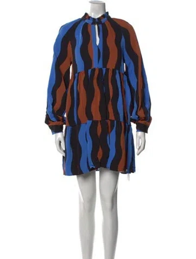 Pre-owned Stine Goya Printed Mini Dress In Multi