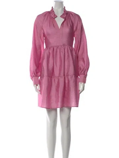 Pre-owned Stine Goya Printed Mini Dress In Pink