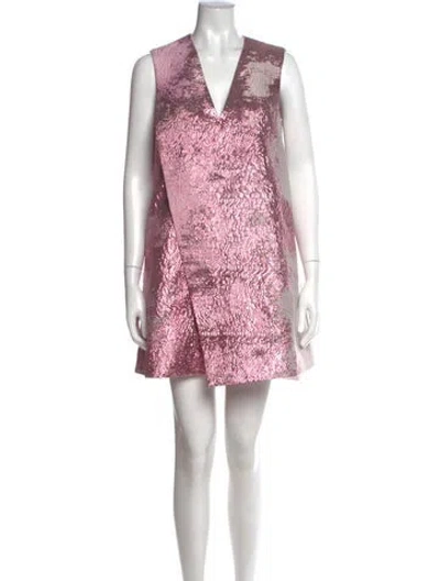 Pre-owned Stine Goya Printed Mini Dress In Pink