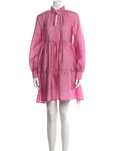 Pre-owned Stine Goya Printed Mini Dress In Purple