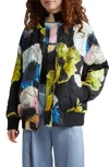 STINE GOYA QUILTED BOMBER JACKET IN WATERCOLOR BLOOM