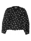 Stine Goya Quilted Dots Jacket In Black