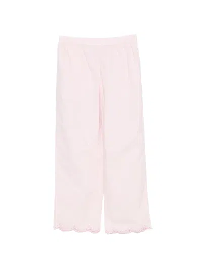 Stine Goya Scalloped-edge Trousers In Pink
