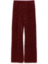 Stine Goya Sequin Detailing Long-pants In Red