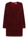 Stine Goya Sequin-embellished Dress In Red