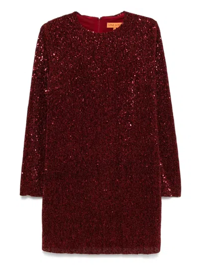 Stine Goya Sequin-embellished Dress In Red
