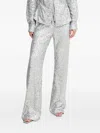 Stine Goya Sequin-embellished Trousers In Gray