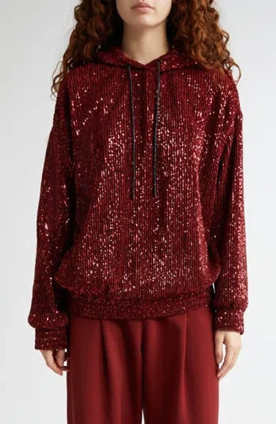 STINE GOYA STINE GOYA SEQUIN OVERSIZE HOODIE