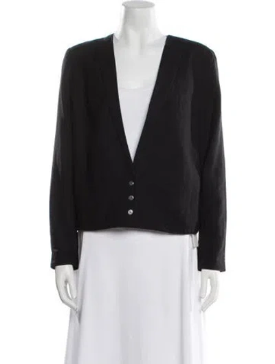 Pre-owned Stine Goya Silk Evening Jacket In Black
