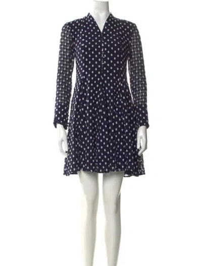 Pre-owned Stine Goya Silk Mini Dress In Multi