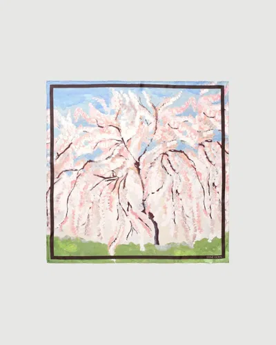 Stine Goya Silk Scarf Cherry Blossom In Pink