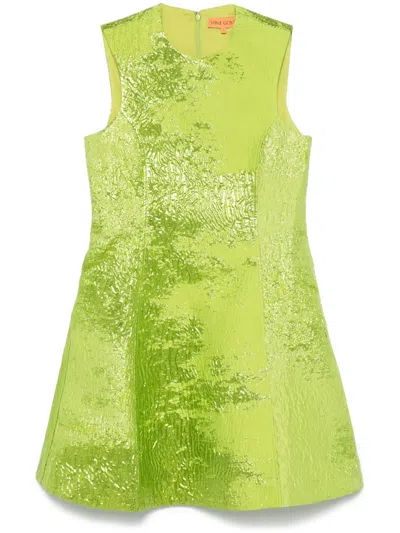 Stine Goya Sleeveless Mini Dress In Green
