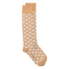 Stine Goya Heart-motif Socks In Brown