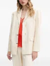 Stine Goya Split-sleeve Blazer In Neutral