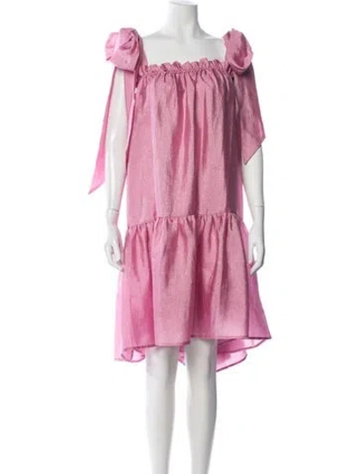 Pre-owned Stine Goya Square Neckline Mini Dress