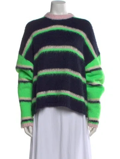 Pre-owned Stine Goya Striped Crew Neck Sweater In Multi