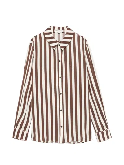 Stine Goya Striped Long-sleeve Shirt In Multi